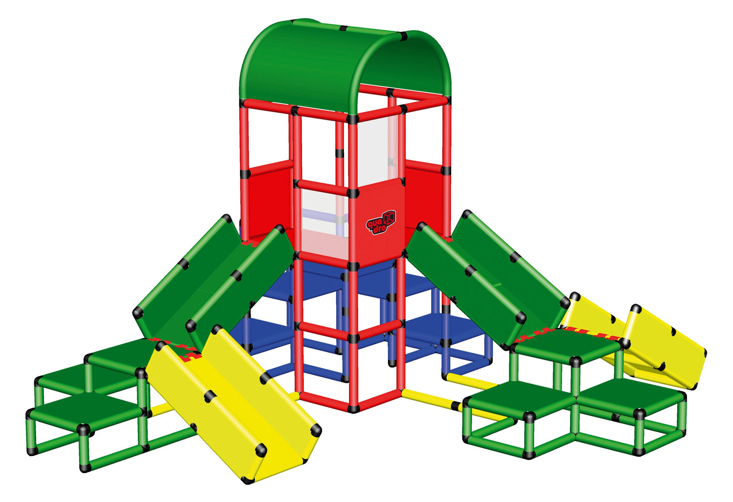 Mega Play Tower with Crawling Bridges